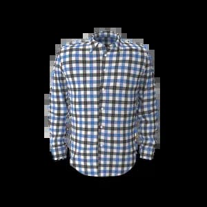 Blue & Black Check Shirt